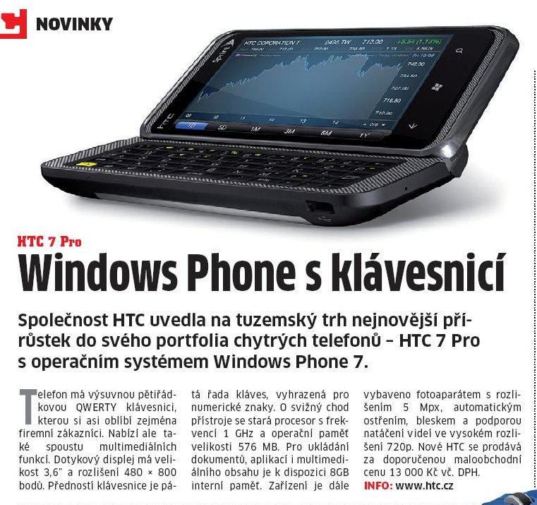 HTC 7 Pro